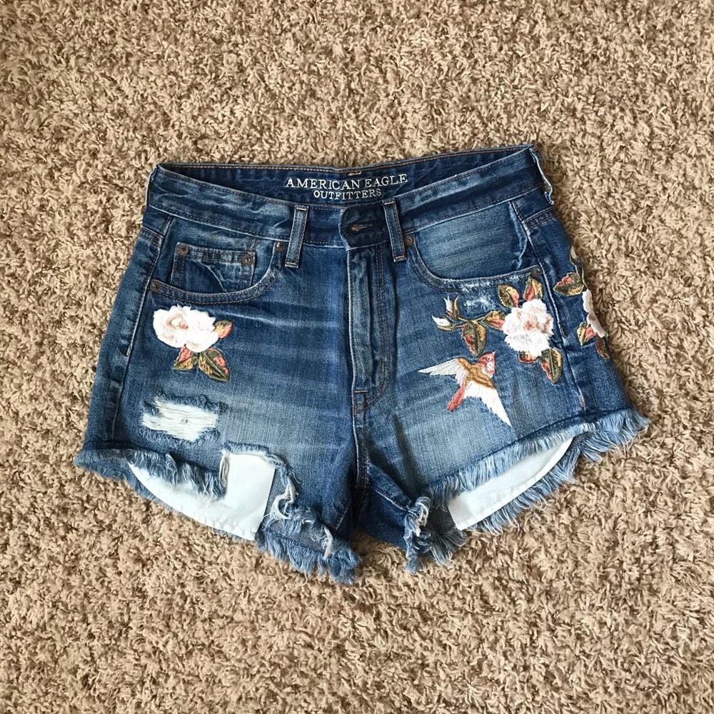 American Eagle vintage hi rise festival shorts